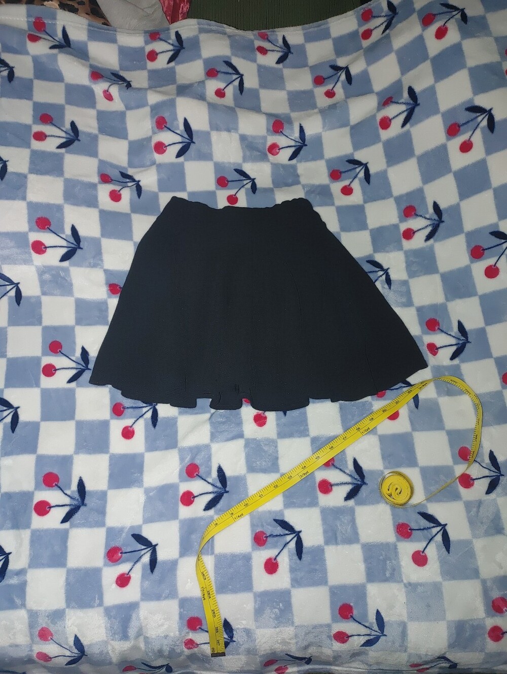 Classic Black Women's Skater Mini Skirt